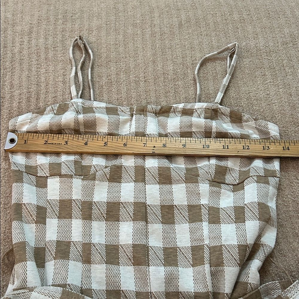 Anthropologie En Saidon Plaid Jumpsuit Size XS - Picture 10 of 14